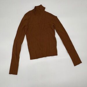 Cozy Brown Ribbed Sweater